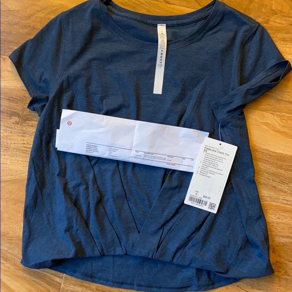 Lululemon pleats and thank you ss